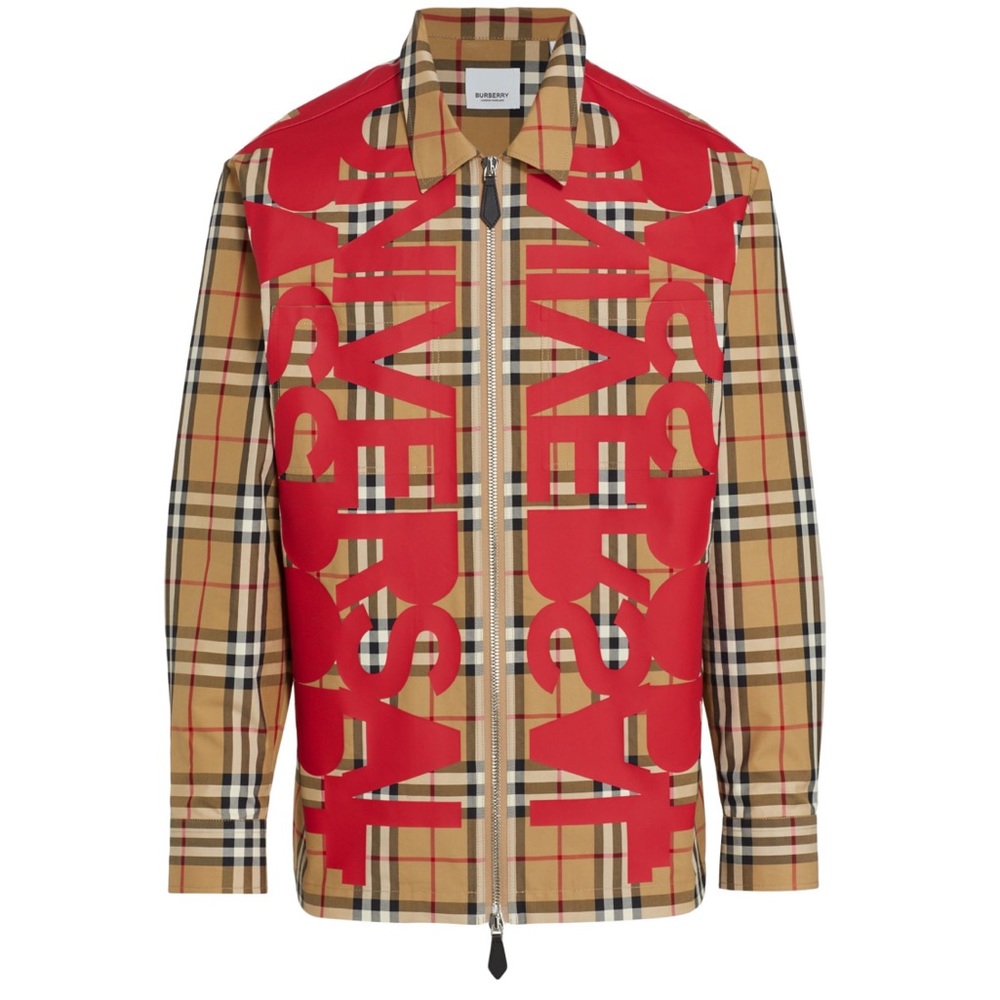 Burberry Hadford Checkered Zip-Up Jacket